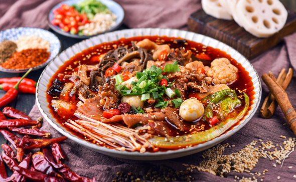 揚(yáng)州加盟帽牌貨冒菜店，什么是帽牌貨冒菜